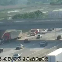 Hazard on I-80 in Gary closes eastbound lane