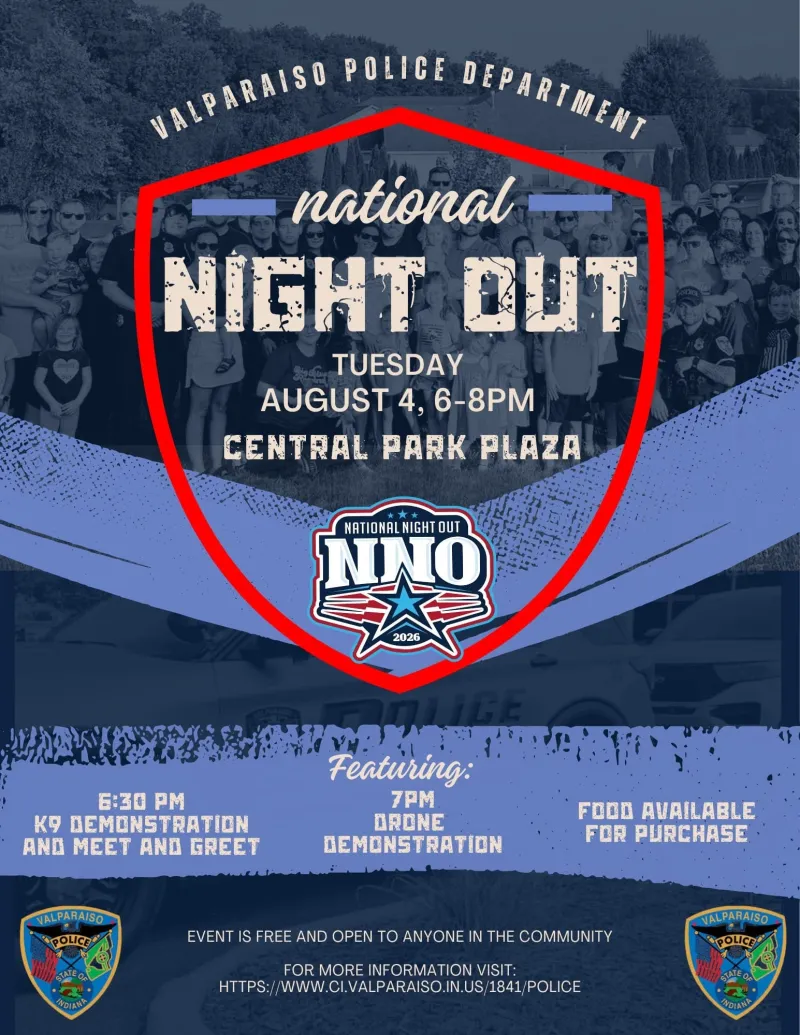 Valparaiso Police Department to host National Night Out