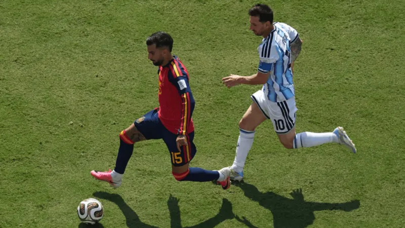 Spain wins the World Cup by beating Argentina 1-0 on Ferran Torres' goal in extra time
