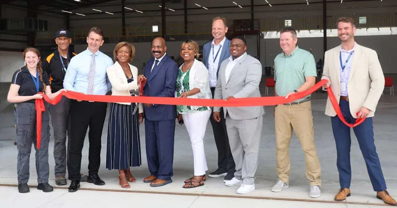 Wingtip Aviation hangar ready for flyers