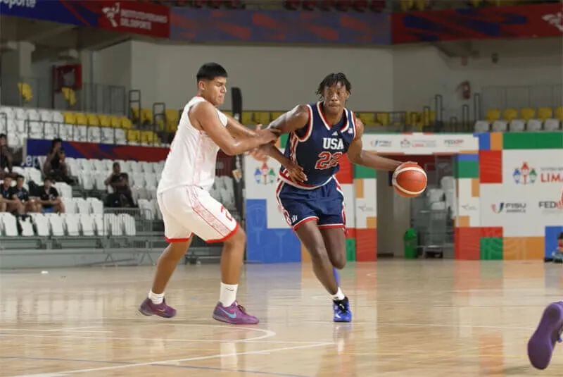 Video: Highlights of IU basketball's win against Peru in FISU America Games