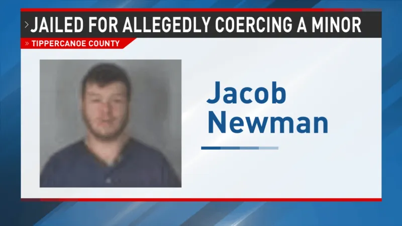 Man jailed for allegedly coercing minor in Tippecanoe County