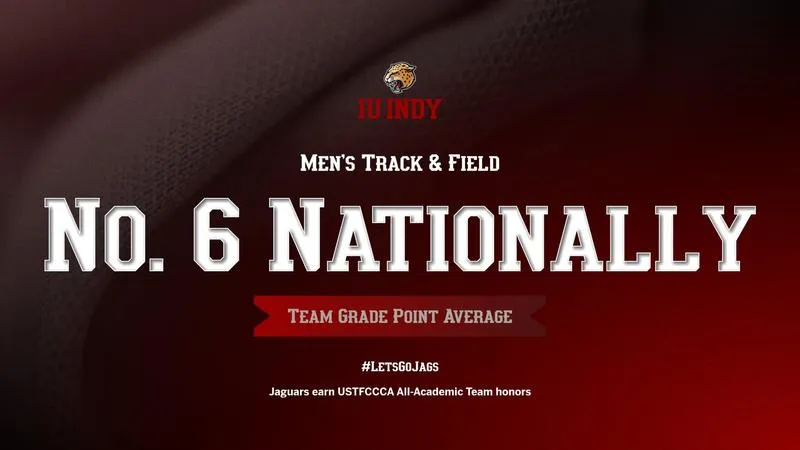MEN'S TRACK AND FIELD PROGRAM EARNS NATION'S SIXTH-BEST TEAM GRADE POINT AVERAGE