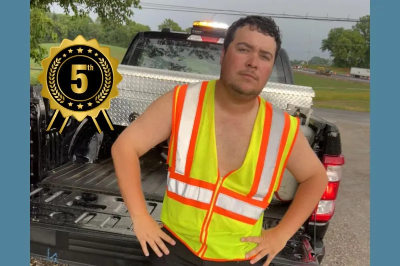 Dylan Goff Takes 5th in WBKR Construction Worker Contest
