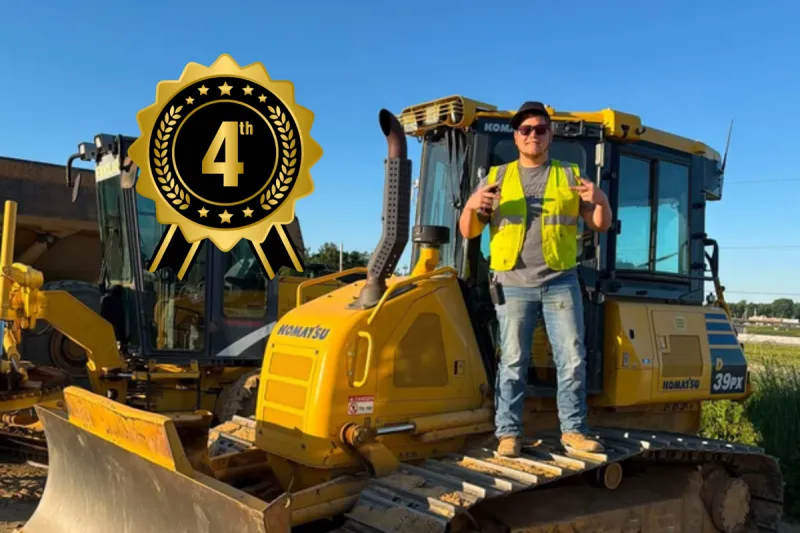 David Rhodes Takes 4th in WBKR Construction Contest