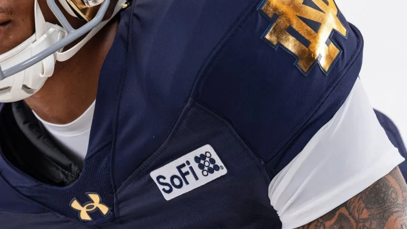 Notre Dame to wear SoFi logo on jerseys as part of a multi-year partnership