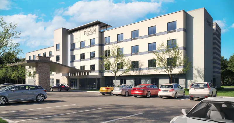 Developers building 3rd Crown Point hotel - new Fairfield Inn & Suites by Marriott