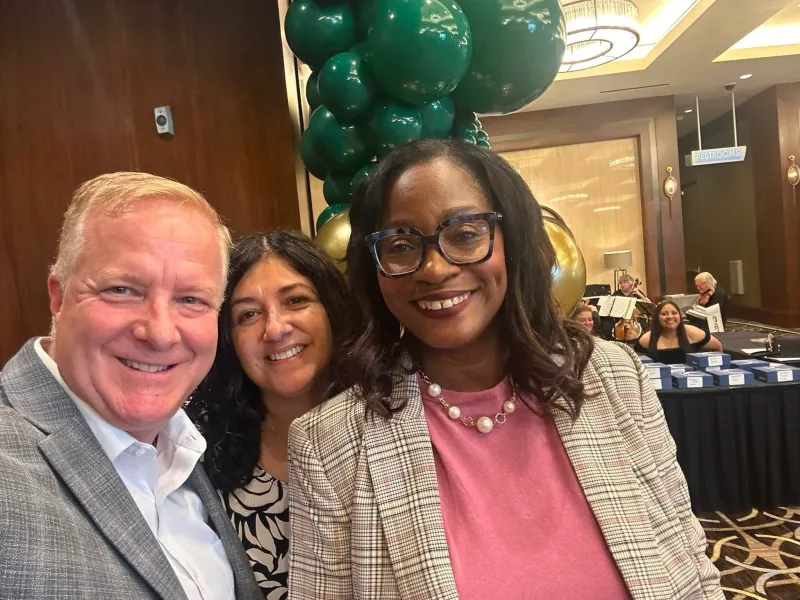 TEAM WIMS at the Salute to Business Awards with the Economic Development Corporation Michigan City
