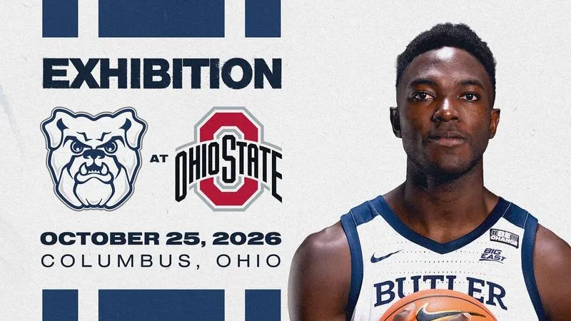 Butler and Ohio State to Play Exhibition Contest in Columbus Oct. 25