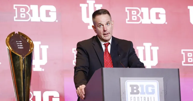 Indiana football coach Curt Cignetti doesn't say SEC to put SEC in its place