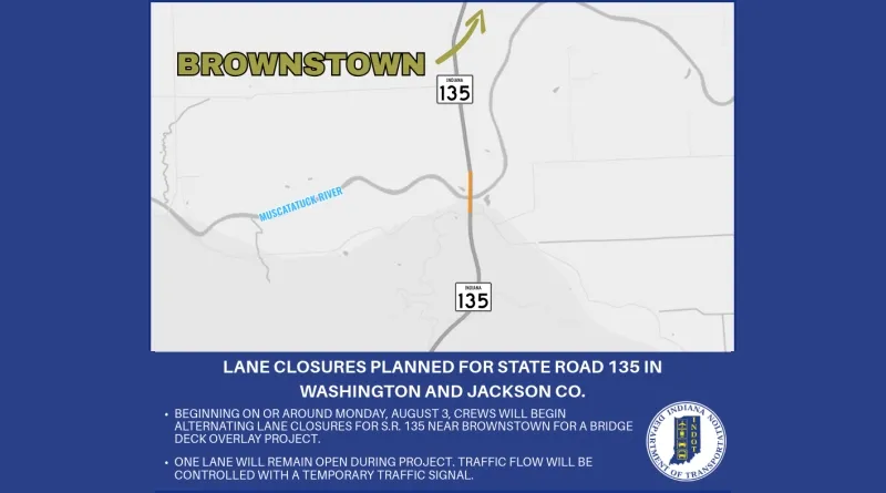 Jackson County to see lane closures starting next week