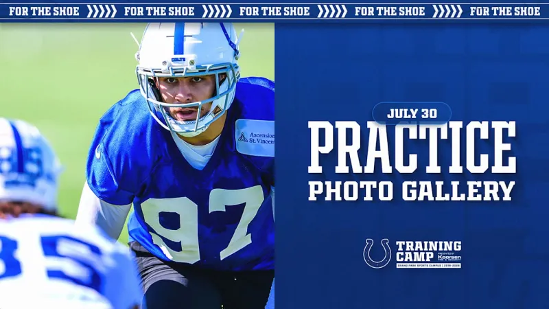 2026 Colts Training Camp: Practice Arrival, July 31 | Photo Gallery