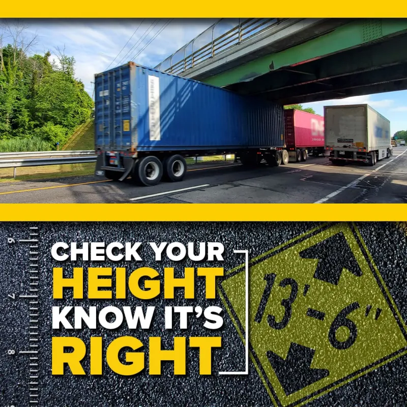 'Check Your Height, Know It's Right': INDOT joins bridge strike awareness campaign
