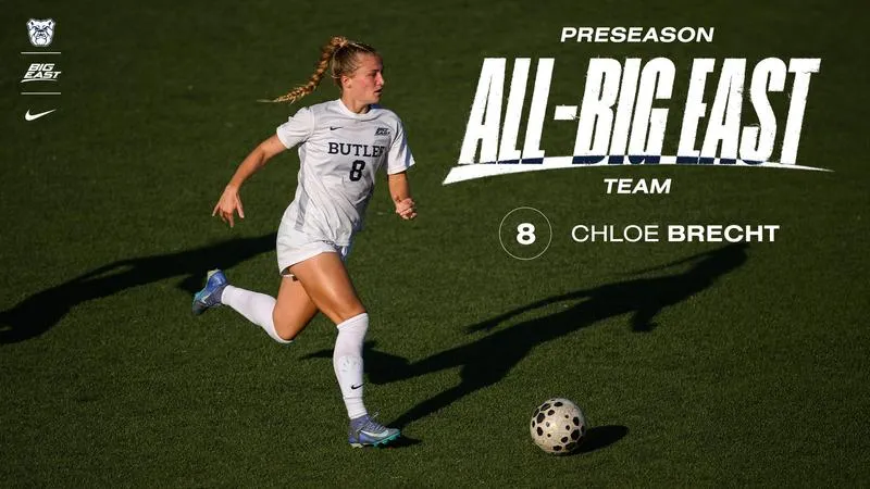 Brecht Represents Butler on All-BIG EAST Preseason Team