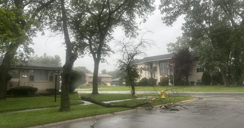 More than 4 inches of rain descended on Northwest Indiana over the weekend