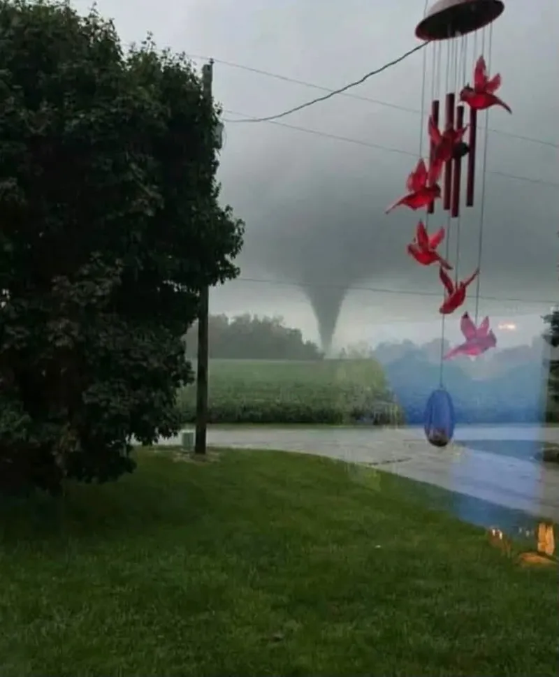 NATIONAL WEATHER SERVICE CONFIRMS TWO TORNADO TOUCHDOWNS
