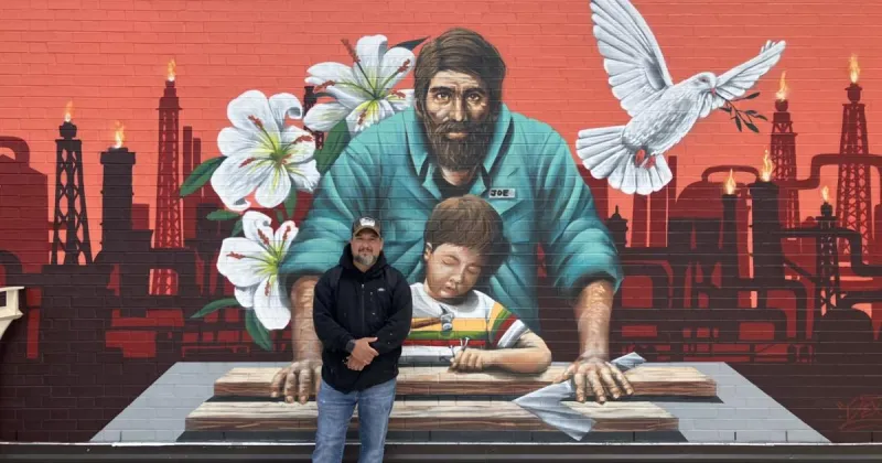 Calumet College aimed to create its own 'Touchdown Jesus' with new St. Joseph mural