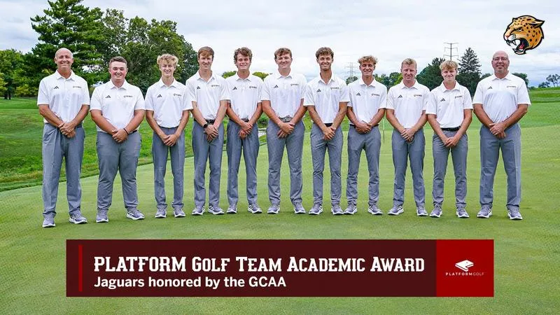 MEN'S GOLF PROGRAM EARNS PLATFORM GOLF TEAM ACADEMIC AWARD