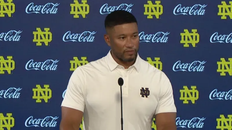Marcus Freeman: Bigger, stronger Irish ready to focus on fall practice