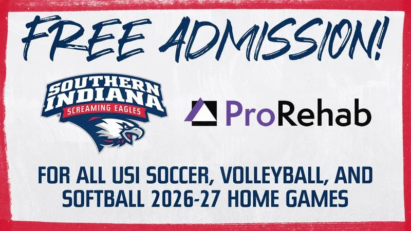 Get in the game with ProRehab -- your ticket to USI Soccer, Volleyball, and Softball in 2026-27