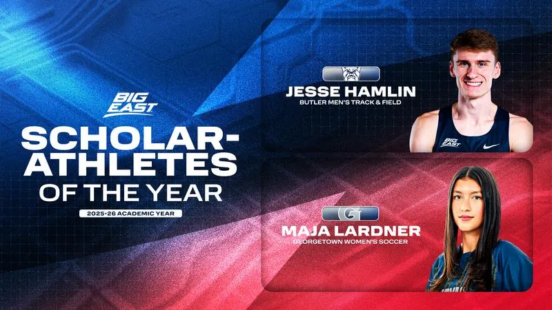Jesse Hamlin Named 2025-26 BIG EAST Male Scholar-Athlete of the Year