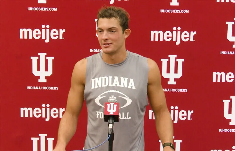 Video: Charlie Becker, Rolijah Hardy address the media following IU football practice