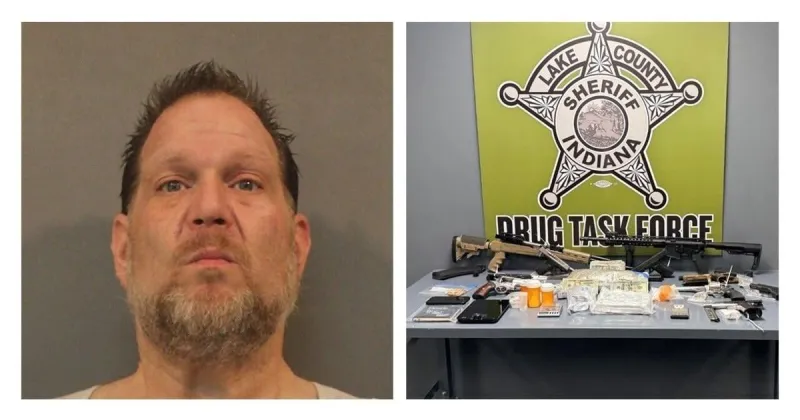 Drugs, cash, guns recovered by Lake County sheriff's SWAT team at Lake Station home