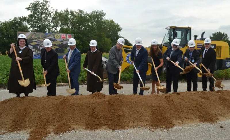 Franciscan leaders, dignitaries break ground on Franciscan Alliance School of Osteopathic Medicine