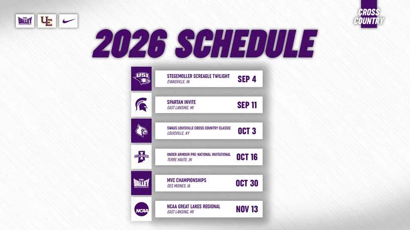 Cross Country Unveils 2026 Schedule