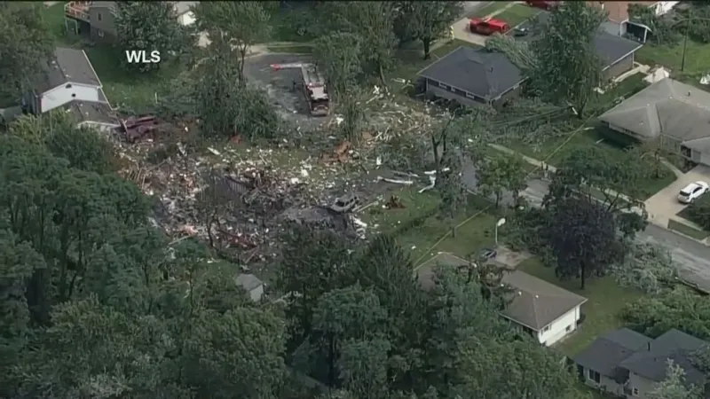 One killed in home explosion during storm in Portage, Indiana