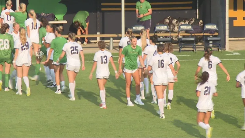 2nd ranked Irish tie with Samford in season opener