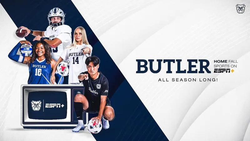 Butler Fall Sports Home Games to Air on ESPN+