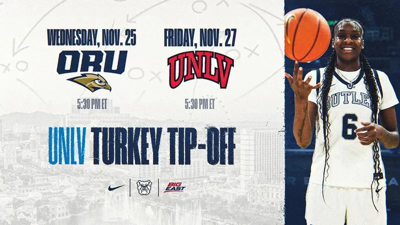 Butler Set to Compete in UNLV Thanksgiving Turkey Tip-Off