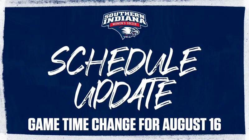 USI Women's Soccer home match against Middle Tennessee moved to 5 p.m. on Sunday