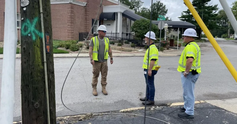'One pole at a time' | NIPSCO CEO walks storm damage zone | Davich