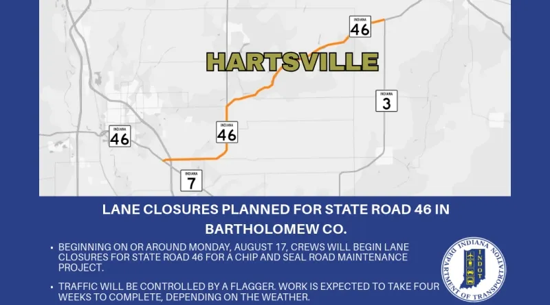 State Road 46 road repairs scheduled to start today