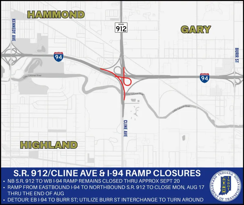 Ramp Closure Update: I-94 and State Road 912 in Lake County