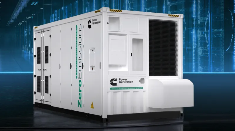 Cummins battery equipment to support large data center