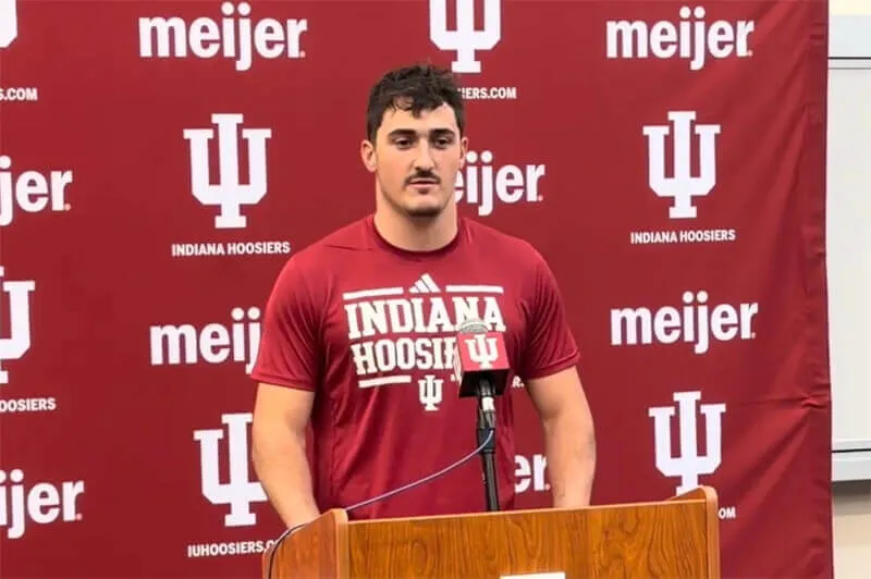 Video: Carter Smith, Isaiah Jones and Tyrique Tucker address the media following IU football practice