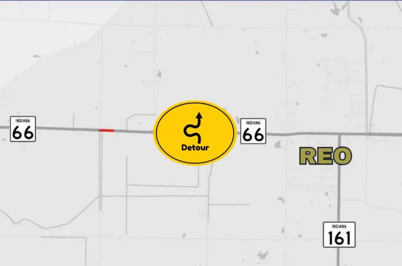 If You are Traveling Between Evansville and Owensboro Via Reo, You Need to Take This Detour