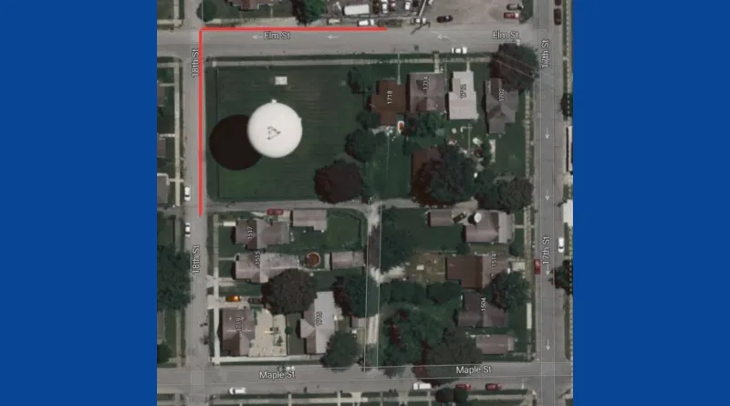 Downtown Columbus streets closing for water tower replacement