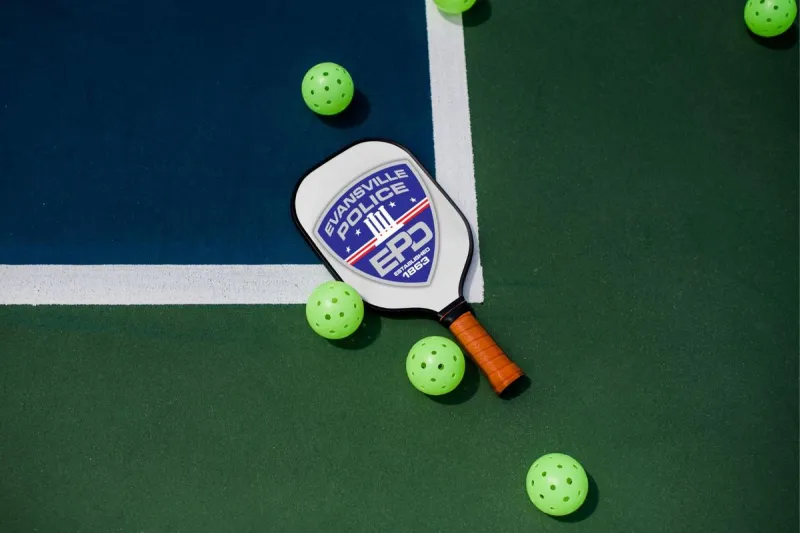 Evansville Police Department's Pickleball with the Police