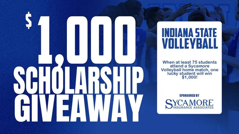 Indiana State Volleyball announces scholarship giveaway for home matches