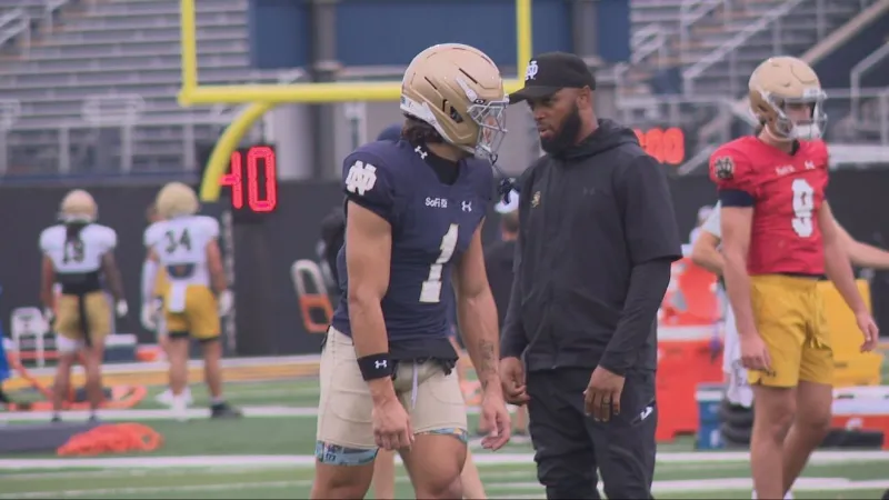 Notre Dame wide receivers making significant strides during fall camp