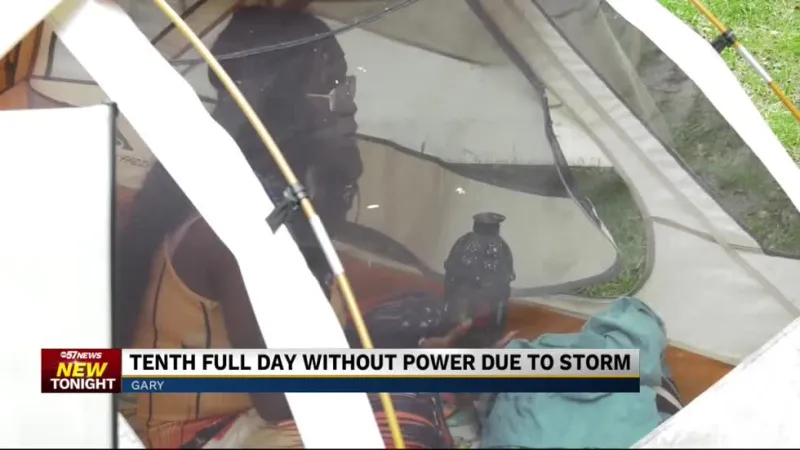 "No power, no heart machine": Gary residents detail their suffering as the community enters day 10 of a blackout