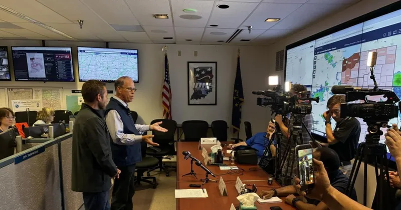 Hammond City Hall new location for Gov. Braun's incident command operation