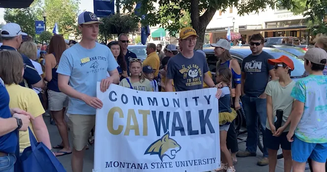 14th Annual Cat Walk Brings Bobcat Pride To Downtown Bozeman