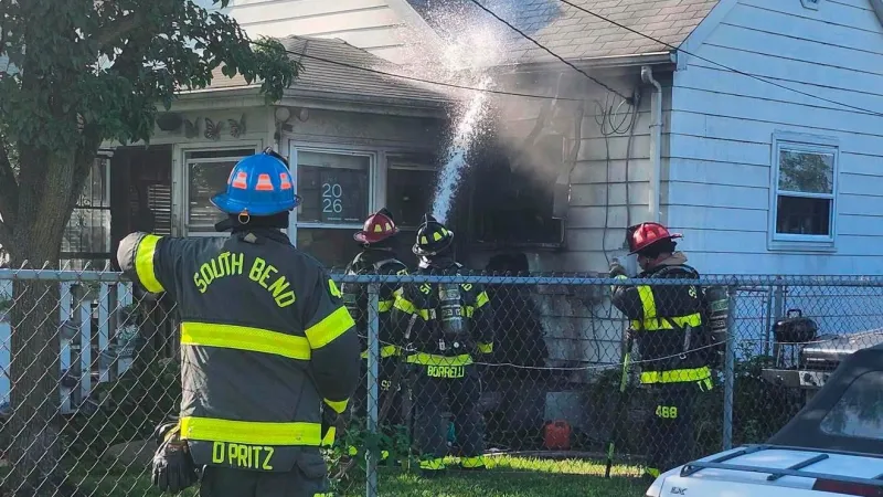 Four pets rescued in house fire on Poland Street in South Bend