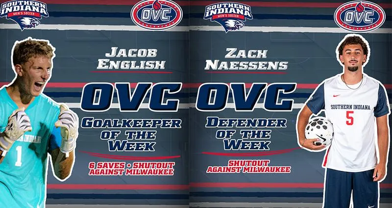 English and Naessens win OVC Player of the Week Honors