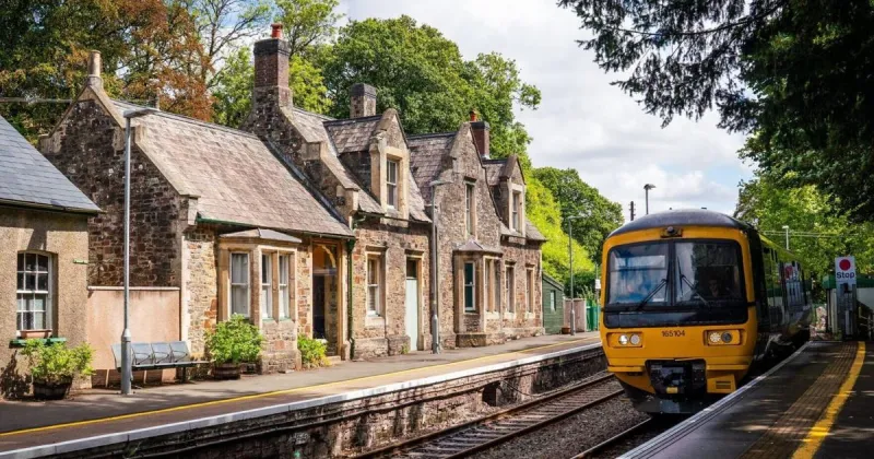 Old home where trains still rumble past every hour for sale